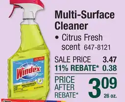 Menards Windex Citrus Fresh Multi-Purpose Cleaner - 26 oz offer