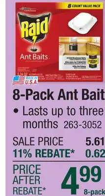 Menards Raid Ant Bait - 8 Pack offer