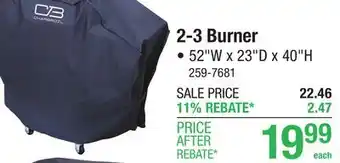 Menards Char-Broil Performance Series 2-3 Burner Grill/Griddle Cover - Medium offer