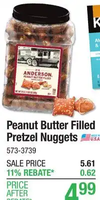 Menards H K Anderson Peanut Butter Filled Pretzel Nuggets - 24 oz offer