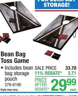 Menards MD Sports Bean Bag Toss Game offer