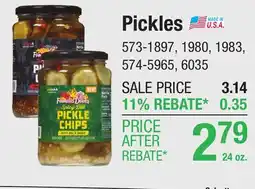 Menards Famous Dave's Devil's Spit Pickle Chips - 24 fl. oz offer