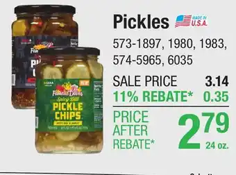 Menards Famous Dave's Devil's Spit Pickle Chips - 24 fl. oz offer