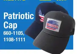 Menards Patriotic Black America Baseball Cap offer