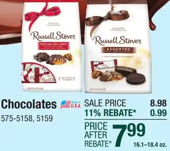Menards Russell Stover Assorted Fine Chocolates Bag - 18.4 oz offer
