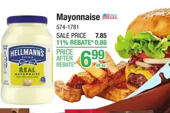 Menards Hellman's Real Mayonnaise - 48 oz offer