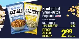 Menards Cretors Caramel Handcrafted Small-Batch Popcorn - 8 oz offer