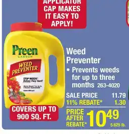 Menards Preen Garden Weed Preventer - 5.625 lb offer