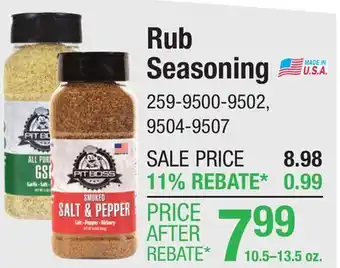 Menards Pit Boss Sweet Heat Rub Seasoning - 13.4 Ounces offer