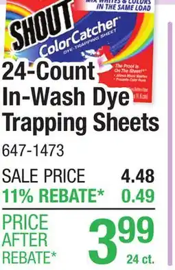 Menards Shout Color Catcher In-Wash Dye Trapping Sheets - 24 ct offer