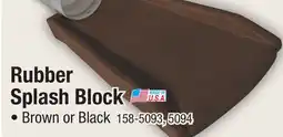 Menards GroundSmart Brown Rubber Splash Block offer