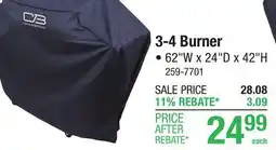Menards Char-Broil Performance Series 3-4 Burner Grill/Griddle Cover - Large offer