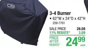 Menards Char-Broil Performance Series 3-4 Burner Grill/Griddle Cover - Large offer