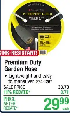 Menards HydroFlex 5/8 x 50' Premium Duty Garden Hose offer