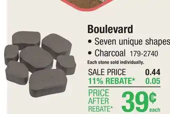 Menards Charcoal Boulevard Paver offer