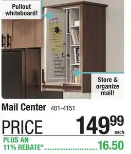 Menards KLËARVŪE Cabinetry Mail-Center offer