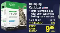 Menards Master Paws Clumping Cat Litter - 40 lbs offer
