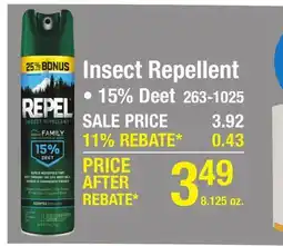 Menards Repel Family Formula Scented Insect Repellent Aerosol - 8.125 oz offer