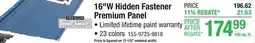Menards 16 Premium Pro-Snap Brite White Steel Panel offer