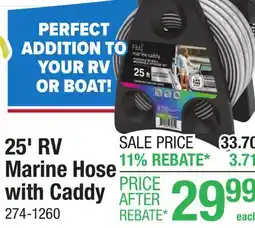 Menards FITT Marine & RV Hose Caddy with 25' Hose offer
