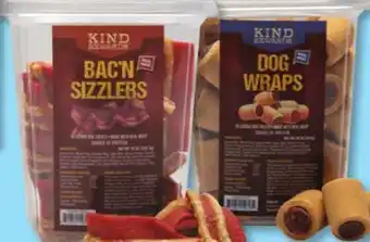 Menards Kind Rewards Bac'n Sizzlers Dog Treats - 10 oz offer