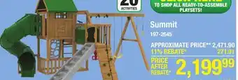 Menards Summit offer