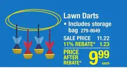 Menards MD Sports Lawn Darts Game offer