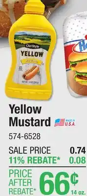 Menards Old Style Yellow Mustard - 14 oz offer