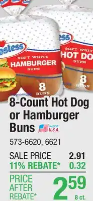 Menards Hostess Hot Dog Buns - 8 Count offer