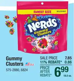Menards Nerds Very Berry Gummy Clusters Candy - 18.5 oz offer