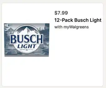 Walgreens 12-Pack Busch Light offer