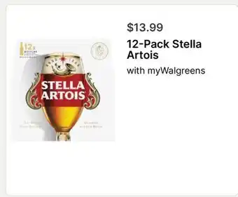 Walgreens 12-Pack Stella Artois offer