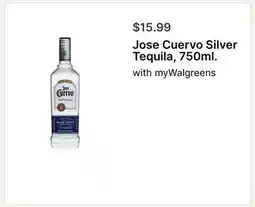 Walgreens Jose Cuervo Silver Tequila, 750ml offer