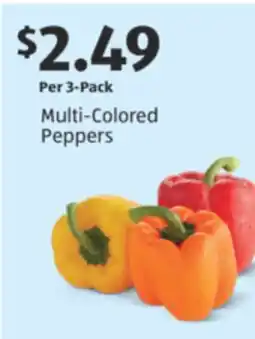 Aldi Multi-Colored Peppers offer