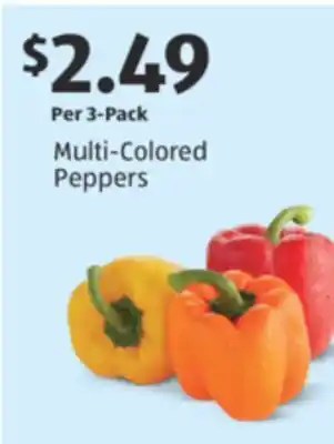 Aldi Multi-Colored Peppers offer