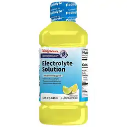 Walgreens Electrolyte Solution With Zinc Lemon Lime offer