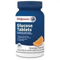 Walgreens Glucose Tablets Orange offer