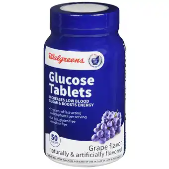Walgreens Glucose Tablets Grape offer