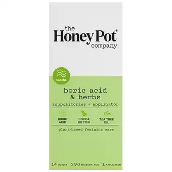 Walgreens Boric Acid + Herbs Suppositories offer