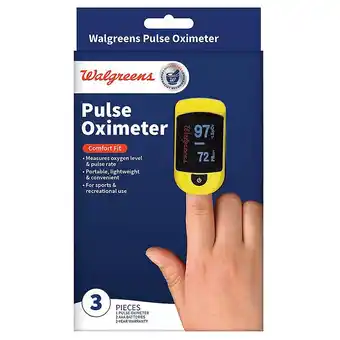 Walgreens Fingertip Pulse Oximeter offer