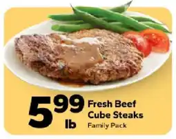 Save a Lot Fresh Beef Cube Steaks offer