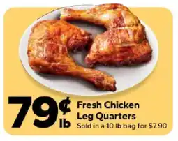 Save a Lot Fresh Chicken Leg Quarters offer