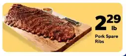 Save a Lot Pork Spare Ribs offer