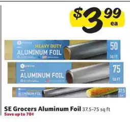 Winn Dixie SE Grocers Aluminum Foil offer