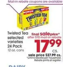 Giant Eagle Twisted Tea offer