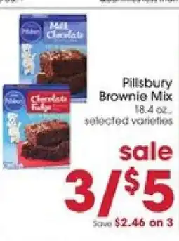 Giant Eagle Pillsbury Brownie Mix offer