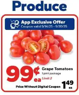 Save a Lot Grape Tomatoes offer