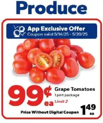Save a Lot Grape Tomatoes offer