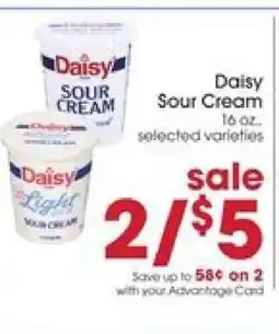 Giant Eagle Daisy Sour Cream offer