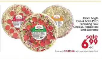 Giant Eagle Giant Eagle Take & Bake Pizza offer